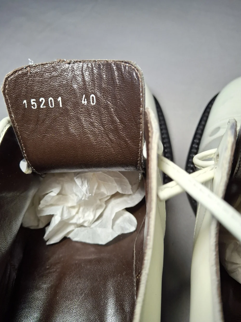 Vintage Smith & Co Made in Italy Leather Square Toe Derby S Men's US 7 / EU 40